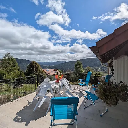 Fonctionnel Avec Terrasse Et Vue, - Fr-1-589-402 Landhaus Gérardmer